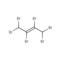 1,1,2,3,4,4-Hexabromo-2-butene formula graphical representation