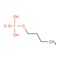 Monobutyl phosphate formula graphical representation