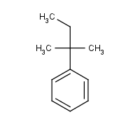 tert-Amylbenzene formula graphical representation