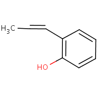 2-Propenylphenol formula graphical representation