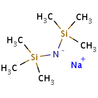 Sodium bis(trimethylsilyl)amide formula graphical representation