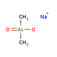 Sodium cacodylate trihydrate formula graphical representation