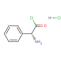 Phenylglycine acid chloride hydrochloride formula graphical representation