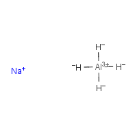 Sodium aluminum hydride formula graphical representation