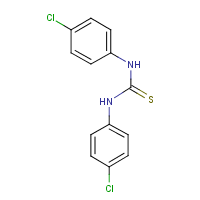 Di-p-chlorophenylthiourea formula graphical representation