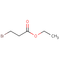 Ethyl 3-bromopropionate formula graphical representation