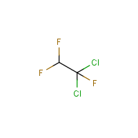 1,1-Dichloro-1,2,2-trifluoroethane formula graphical representation