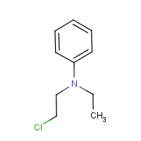 N-Ethyl-N-(2-chloroethyl)aniline formula graphical representation