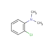 Aniline, o-chloro-N,N-dimethyl- formula graphical representation