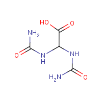 Allantoic acid formula graphical representation