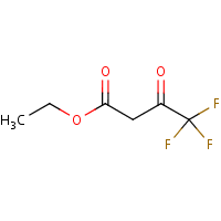 Ethyl 4,4,4-trifluoroacetoacetate formula graphical representation