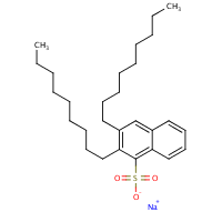 Sodium dinonylnaphthalenesulfonate formula graphical representation