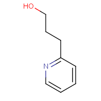 2-Pyridinepropanol formula graphical representation