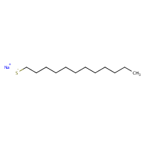 Sodium dodecane-1-thiolate formula graphical representation