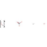 Nickel carbonate hydroxide tetrahydrate formula graphical representation