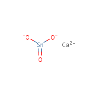 Calcium tin oxide formula graphical representation