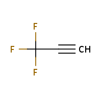 3,3,3-Trifluoropropyne formula graphical representation