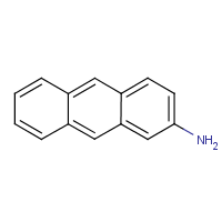 2-Anthracenamine formula graphical representation