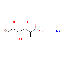 Sodium glucuronate formula graphical representation