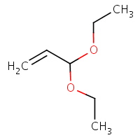 Acrolein diethylacetal formula graphical representation