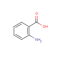 Anthranilic acid formula graphical representation