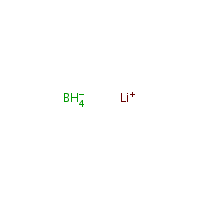 Lithium borohydride formula graphical representation