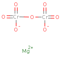 Magnesium dichromate formula graphical representation
