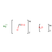 Magnesium formate dihydrate formula graphical representation
