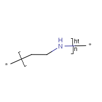 Polyethylene polyamine formula graphical representation