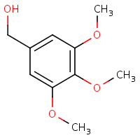 3,4,5-Trimethoxybenzyl alcohol formula graphical representation