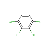 1,2,3,4-Tetrachlorobenzene formula graphical representation
