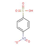 4-Nitrobenzenesulfonic acid formula graphical representation