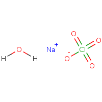 Sodium perchlorate monohydrate formula graphical representation