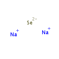 Sodium selenide formula graphical representation