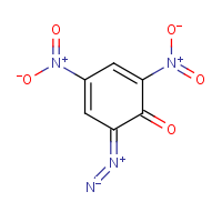 Diazodinitrophenol formula graphical representation