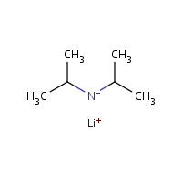 Lithium diisopropylamide formula graphical representation