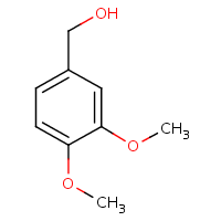 3,4-Dimethoxybenzyl alcohol formula graphical representation