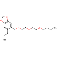 Piperonyl butoxide formula graphical representation