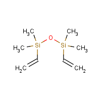 1,3-Divinyltetramethyldisiloxane formula graphical representation