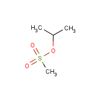 Isopropyl methanesulfonate formula graphical representation