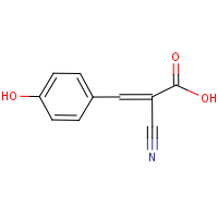 alpha-Cyano-4-hydroxycinnamic acid formula graphical representation