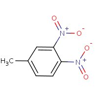 3,4-Dinitrotoluene formula graphical representation