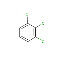1,2,3-Trichlorobenzene formula graphical representation