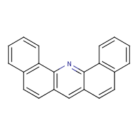 Dibenz(c,h)acridine formula graphical representation