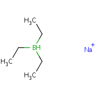 Sodium triethylborohydride formula graphical representation