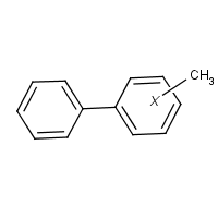 Methylbiphenyl formula graphical representation