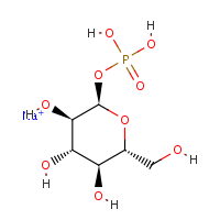 alpha-D-Glucose 1-phosphate disodium salt formula graphical representation