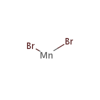 Manganese bromide formula graphical representation