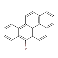 6-Bromobenzo(a)pyrene formula graphical representation