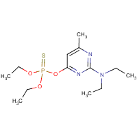 Pirimiphos-ethyl formula graphical representation